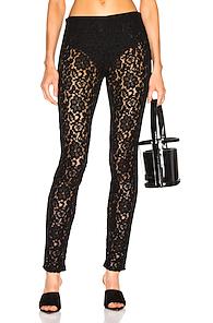 Helmut Lang Lace Legging In Black