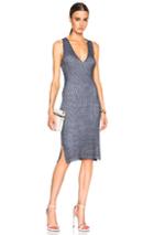 Dion Lee Line Ii Fine Shadow Rib Knit Dress In Black