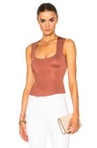 Fleur Du Mal Square Neck Bodysuit In Pink