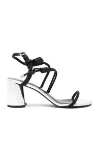 3.1 Phillip Lim Strappy Leather Drum Heels In Metallics