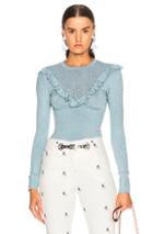 Joostricot Bodycon Gunne Sax Lurex Sweater In Blue