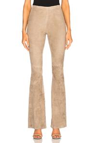 Sablyn Meri Suede Bell Bottoms In Neutrals