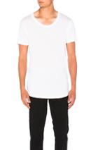 John Elliott Curve U Neck In White
