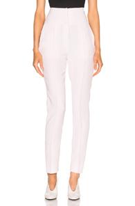 Alexandre Vauthier Japanese Crepe Trousers In Pink