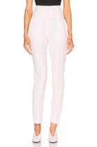 Alexandre Vauthier Japanese Crepe Trousers In Pink
