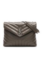 Saint Laurent Monogramme Loulou Shoulder Bag In Brown