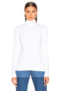 Calvin Klein 205w39nyc Turtleneck Top In White
