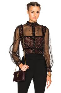 Alexander Mcqueen Cardigan Top In Black,abstract