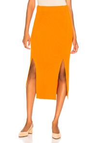 Mara Hoffman Leon Skirt In Orange