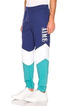 Aime Leon Dore Color Blocked Sweatpants In Blue,green