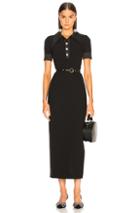 Alessandra Rich For Fwrd Polo Dress In Black