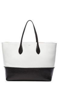 Rochas Borsa Tote In White,black