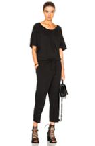 Fine By Superfine Wing Jumpsuit In Black