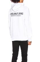Helmut Lang Taxi Project Paris Hoodie In White