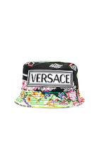 Versace Logo Print Bucket Hat In Multi