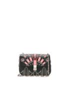 Valentino Metal Loveblade Crossbody Bag In Black