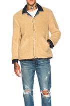 Simon Miller Asahi Faux Shearling Jacket In Blue,neutrals
