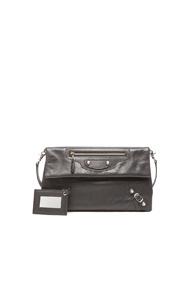Balenciaga Giant 12 Envelope Strap With Nickel Hardware In Gray