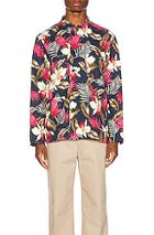 Engineered Garments Dayton Shirt Hawaiian Floral Java Cloth In Blue,pink,tropical