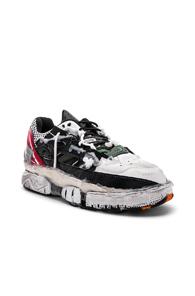 Maison Margiela Fusion Low Top In Black,white