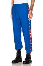 Vetements X Champion Tape Track Pants In Blue