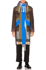 Craig Green Tent Parka In Blue,brown,gray