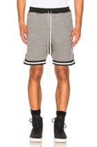 Fear Of God French Terry Basketball Shorts In Black,gray