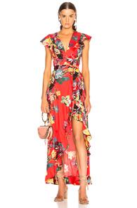 Alexis Janna Dress In Floral,red