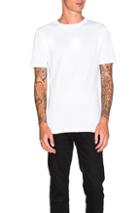 Helmut Lang Jersey Short Sleeve Tee In White