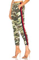 Mother The No Zip Misfit Pant In Camo,green