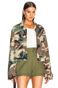 Rta Luna Jacket In Abstract,green