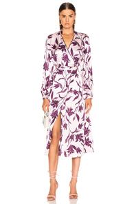 Equipment Andrese Dress In Floral,purple