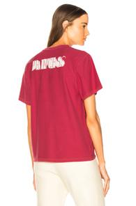 Vetements Embroidered Inside Out Tee In Pink