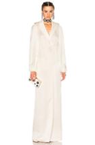 Lanvin Robe Dress In White