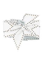 Philosophy Di Lorenzo Serafini Studded Leather Wrap Belt In White