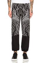 Marcelo Burlon Tarija Pants In Black,abstract