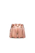 Stella Mccartney Fringe Bucket Bag In Pink