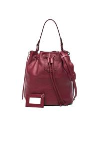 Balenciaga Papier Plate Small Bucket Aj In Red