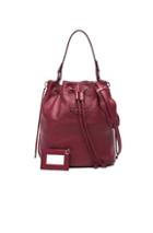 Balenciaga Papier Plate Small Bucket Aj In Red