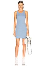 John Elliott Alma Rib Dress In Blue