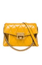 Givenchy Small Quilted Gv3 Bag In Yellow
