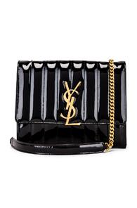 Saint Laurent Vicky Chain Bag In Black
