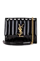 Saint Laurent Vicky Chain Bag In Black