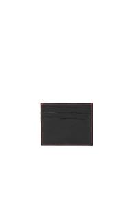 Maison Margiela Grained Soft Leather Cardholder In Black