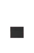 Maison Margiela Grained Soft Leather Cardholder In Black