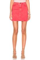 Frame Denim Le Color Pencil Skirt In Red