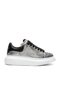 Alexander Mcqueen Platform Lace Up Sneakers In Metallics