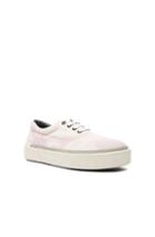 Lanvin Worn Fabric Oxford Sneakers In Ombre & Tie Dye,pink