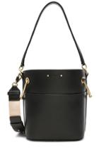 Chloe Small Roy Calfskin Bucket Bag In Black