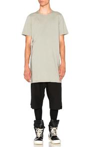 Drkshdw By Rick Owens Level Tee In Gray
